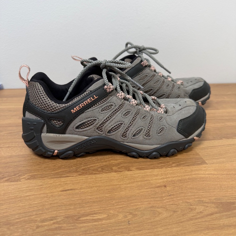 Merrell Moab 2 Vent Womens Hiking Shoes Beluga Peach J500034 Size 9.5 NO INSERTS